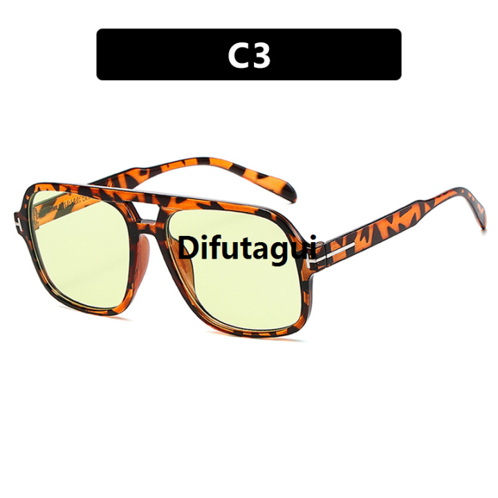 Difutagui%20Luxury%5B%20New%20%5DT%20Word%20Retro%20Double%20Beam%20Large%20Frame%20Pilot%20Sunglasses%20Luxury%20Trendy%20Fashion%20Big%20Face%20Sun%20Glasses%202024%20Sunglasses%20-%20Image%208