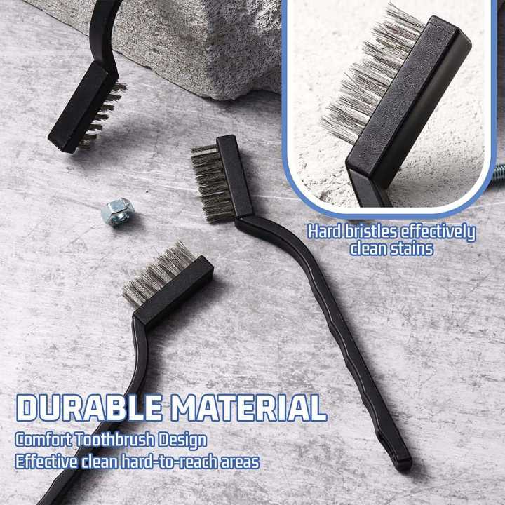 60%20Pieces%20Mini%20Wire%20Brush%20Stainless%20Steel%20Brush%20Black,%206.7%20inch%20-%20Image%204