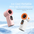 Violence Digital Display Mini Handheld Fan 100-speed Turbo Power High-speed Fan Small Size Electric Fan Pocket Fan Digital Display. 