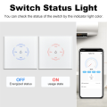 WIFI Smart Touch Switch Smart Life App Remote Control Tuya EU 40A 8000W for Home B. 