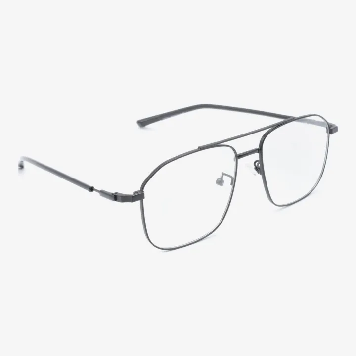 Square%20Double%20Bar%20Shape%20MetalFrame%20Normal%20%20Glasses%20For%20Unisex%20-%20Image%203