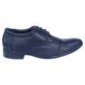 Black Leather Lace Up Black Horse Formal Shoes For Men. 