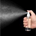 Inditradition Refillable Spray Empty Plastic Bottle | Mist Spray Bottle | For Home Office Car Travel Cleaning (Transparent, Pack of 1) (50 ML). 