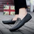 DEKABR 2026 New Arrival Fashion Men Driving Moccasins Genuine Hide Loafers Casual Wedding Men Footwear Large Size 38~48. 