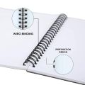 DOMS Sketch Book | A4 |  Spiral Bound | 36 Sheets | Perforation Design | 150 GSM | 8645. 