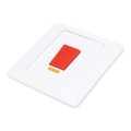 White 20A Two Way DP Switch White (3*3). 