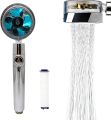 Turbocharged Handheld Shower Head,Propeller Driven Shower Heads,High Pressure Water Saving, Pause Button,360 Degrees water Install /  Asan Wholesale. 