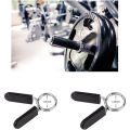 NAMUNY 8Pcs 95mm Black Bearing Pulley Wheel Cable & 6 Pack 1 Inch (25 mm) Barbell Clip Clamps-Dumbbell Spring Collars. 