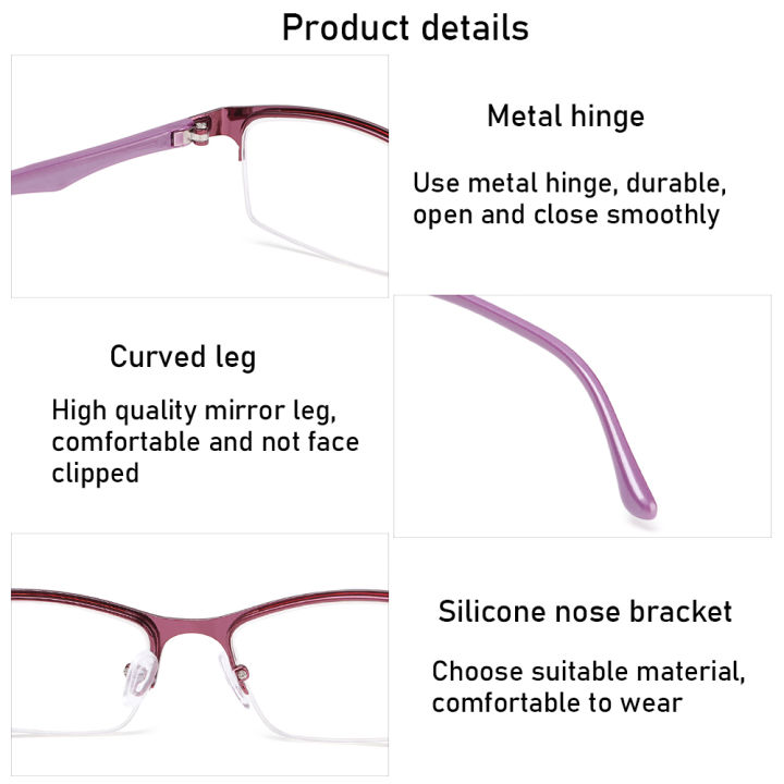 Metal%20Reduces%20Eye%20Strain%20Half%20Frame%20Myopia%20Glasses%20Prescription%20Eyeglasses%20Computer%20Goggles%20Short-sighted%20Eyewear%20-%20Image%208