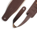 Levy's Leathers M26PD-BRN_CRM Top Grain Padded Two-Tone Leather Guitar Strap - Brown and Cream. 