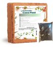 Coco Peat Low EC 5 kg Block with One kg Vermi Compost. 