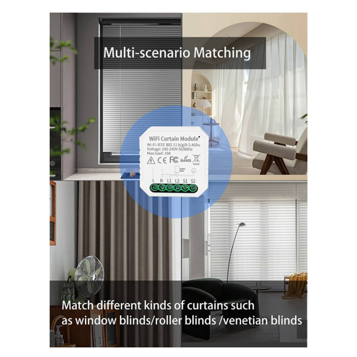 1%20PCS%20Tuya%20WIFI%20Smart%20Curtain%20Module%20Switch%20APP%20Remote%20Control%20White%20Plastic%20for%20Alexa%20Home%20Voice%20Control%20-%20Image%207