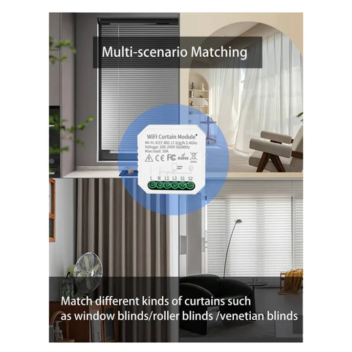 1%20PCS%20Tuya%20WIFI%20Smart%20Curtain%20Module%20Switch%20APP%20Remote%20Control%20White%20Plastic%20for%20Alexa%20Home%20Voice%20Control%20-%20Image%207
