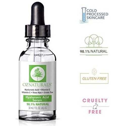 OZ Naturals Vitamin C Facial Serum and Hyaluronic Acid Serum