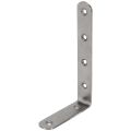 FORIDE 4X 125X75mm L Shape Stainless Steel Shelf Corner Brace Angle Bracket. 