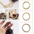 Spring Gate O Ring Openable Keyring Key Leather Bag Handbag Belt Strap Parts Pendant Buckle Snap Clasp Clip Trigger Hook ZHIXING. 
