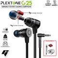 PLEXTONE G25 Super Bass Bullets Style Gaming Earphone In Ear Earphone Gaming Earphone Headphone With Mic Magnetic Earphones. 