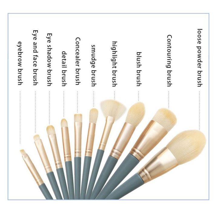 New%20models%20on%20sale%2010PCS%20Makeup%20Brushes%20Set%20Blue%20Professional%20Eyeshadow%20Eyebrow%20Concealer%20Makeup%20Brush%20-%20Image%202