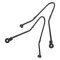 OYPFXMI 1 Pair Motorcycle Saddlebags Brackets Support Left and Right Side for Bonneville/SE T100 2001-2015 - Black. 