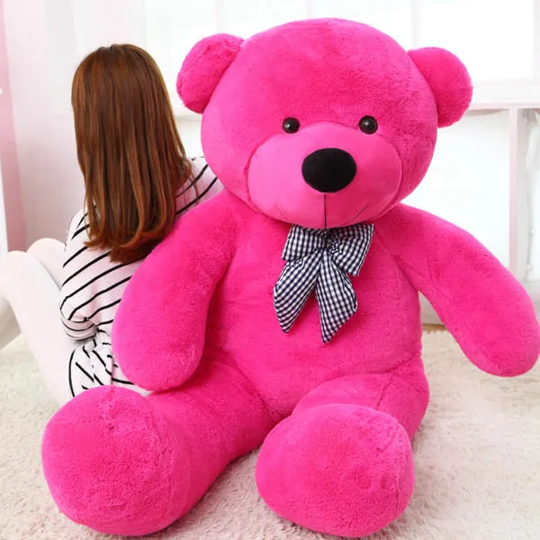 Hot%20Pink%20Teddy%20Bear%20Stuffed%20Toy%20-%20Large%203ft%20-%20Image%202