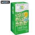 Moods Silver 1500 Dots Condoms (Pack of 12). 