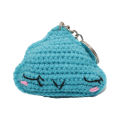 Handmade Cloud Crochet Key Ring. 