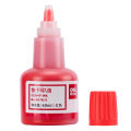 DELI Red Fast Dry Stamp Ink 40ml E9874. 