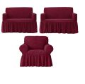 Stretchable Elastic Sofa Cover Set (2+1+1). 