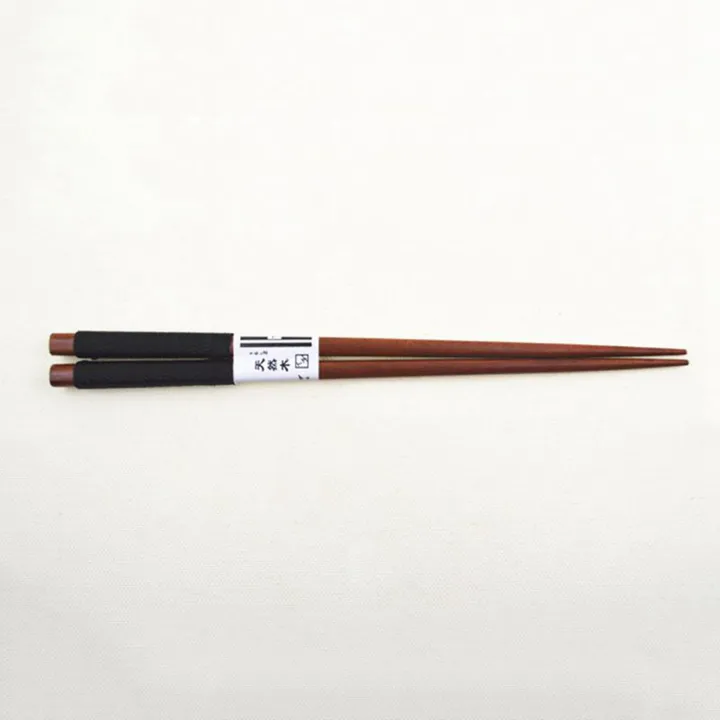 fasdaga%202%20Pairs%20Japanese%20Natural%20Wood%20Chopsticks%20Value%20Pack%20Cooking%20Tableware%20Black%20-%20Image%203