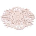 NAMUNY 2 Pcs Rubber Wood Carved Applique Vintage Furniture , No. A & No.H. 