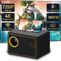 wifi Projector HD 3D 4K WiFi miracast 3500 Lumens Home Cinema Projector. 