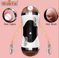 SS1 Handsfree  Vibration Masturbation Cup 4D  Dual Channel Male Wet Vagina ( With Real Sound And  Earphone ). 