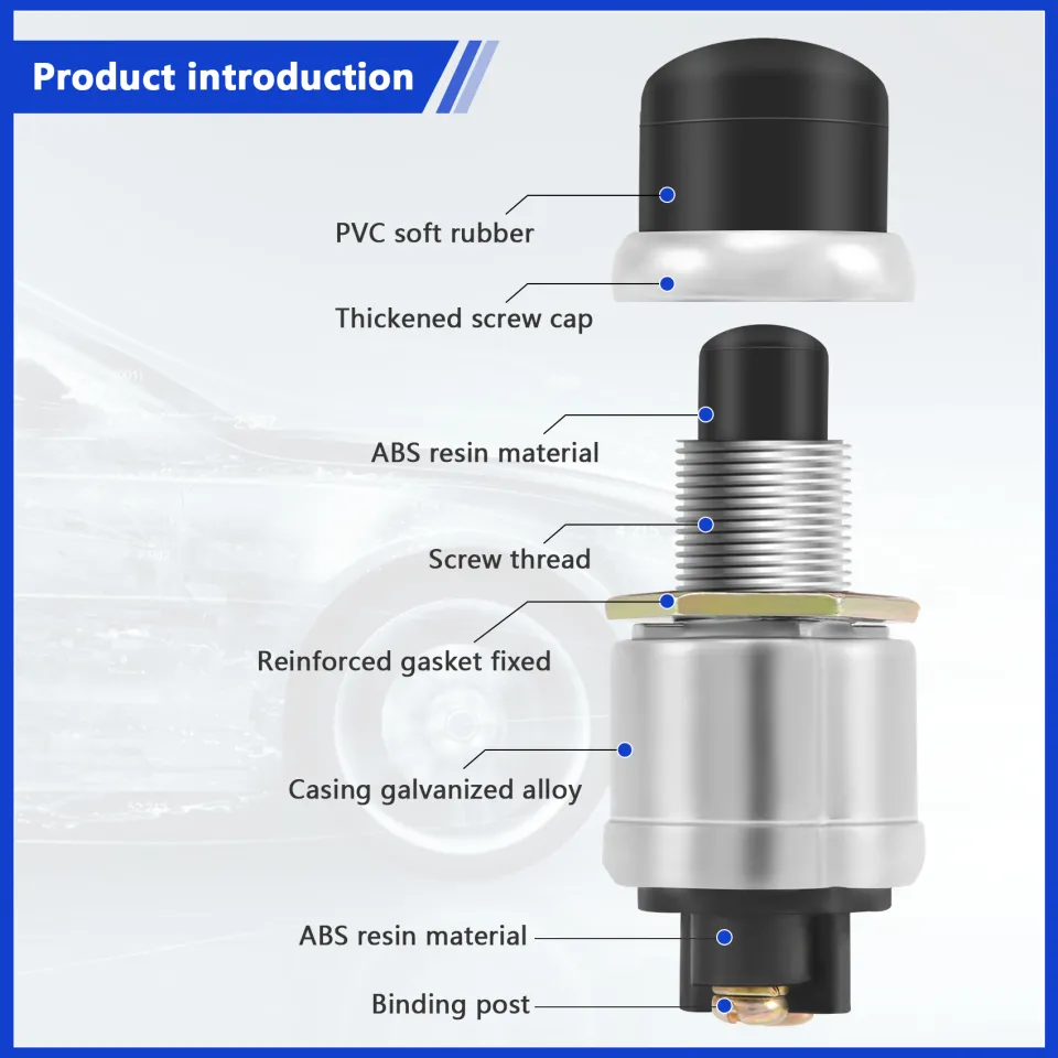 Other - 12V 50A Waterproof Switch Push Button Boat Track Horn Engine Start Was Listed For 301.00 On 3 Nov At 02:38 By Szulou In China (ID:656833628