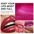 Asinrn ERosIon Ushas Moisturizing 12 Colors Liquid Lip Gloss Long Lasting Lipstick Pearlescent And Sparkling Lip Gloss Cosmetics Korean Makeup. 
