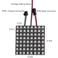 NAMUNY WS2812B RGB LED Digital Flexible Individually Addressable Panel Light WS2812 8X8 Module Matrix Screen DC5V. 