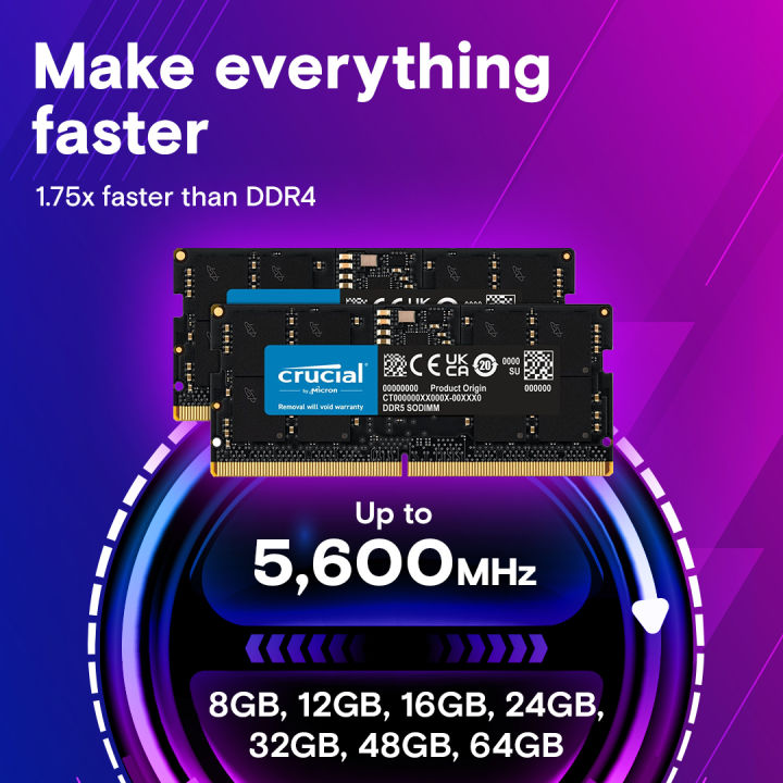 Crucial%20RAM%2016GB%20DDR5%205200MHz%20Laptop%20RAM%20-%20Image%203