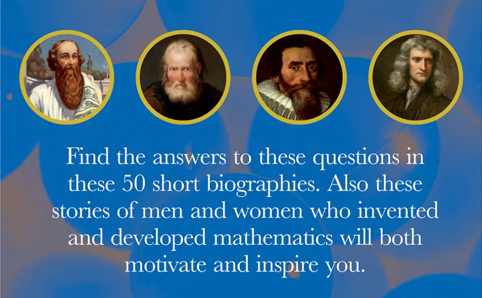 Famous Math Mathematicians Men