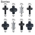 Adapter Mounting Inch M8M6/3 to 1 Crane Man Camera Screw Male Plug/41/485/8M4M5M10M12 Tripod Quick Release Plate for DSLR Ball Joint. 