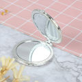 Mini Make-Up Compact Pocket Flowers Two-side Folding Vintage Cosmetic Mirrors GENGLI. 