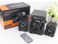 Kisonli  U-2500 Bluetooth Usb 2.1 Portable Computer Speaker With Fm Black. 