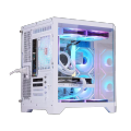 Gaming PC Dreamer Mini White PC Case M-ATX Acrylic Transparent for Home/ Office and Gammer - PST. 