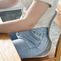 Premium Lumbar Support Petal-Shaped Office Chair Cushion – Breathable Fabric , Posture Corrector , Waist & Hip Comfort , Polypropylene Sponge. 
