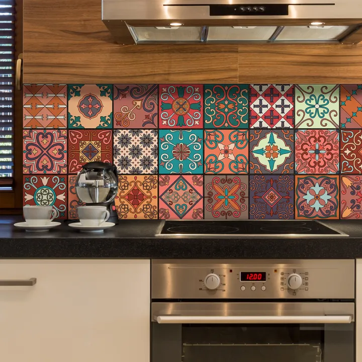 Artsy%20Home%20Giordano%20Premium%20Retro%20Floral%20Cement%20Tile%20Wall%20Decals%2048pcs%20-%2010cm%20x%2010cm%20for%20Home%20Decor%20-%20Image%203
