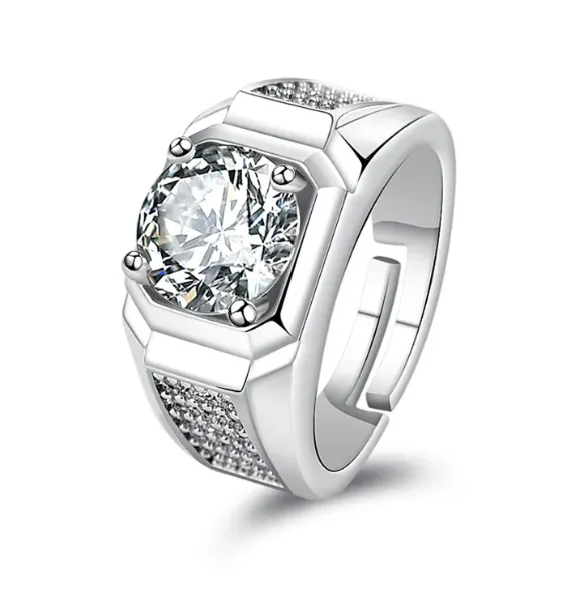 Kaira Store Stainless Adjustable Ring For Men - Silver Color | Fashion ...
