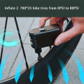 Mini Plus Portable E-Pump for Bicycle Cordless Air Inflator Presta Schrader Valve Outdoor Cycling Bike Parts. 