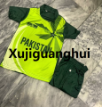 Xujiguanghui Pakistan Kit for Kids jersey CWC 2025| Pakistan kit for kids New Kids' Pakistan Cricket Kit| Premium quality Official Pakistan Kids' shirt| Pakistan Kids' cricket shirt| Pakistan CWC25 cricket jersey| New Matrix jersy for Kids| pakistan team. 