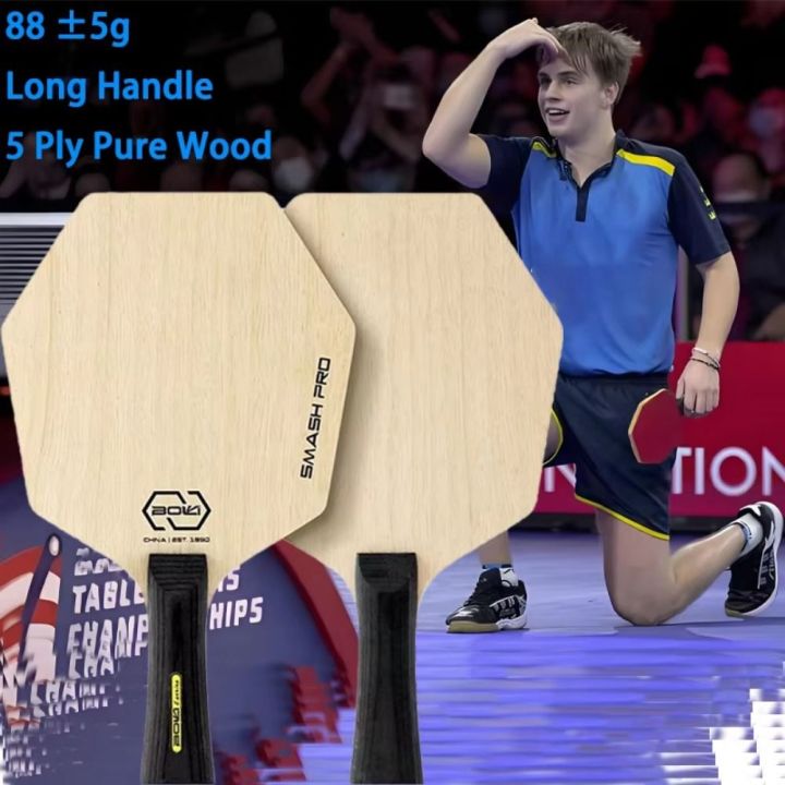 New 5Ply Table Tennis Paddle Pure Wood Professional Table Tennis Racket ...