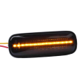 Car LED Side Marker Turn Signal Light Yellow Running Light Position Lamp Parts for 1995-2000 Black. 