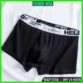 Fashion Nova Ready Stock Mens Underwear Cotton Trend Hello Breathable Spender Lelaki Large Size Boxer Briefs for Men. 