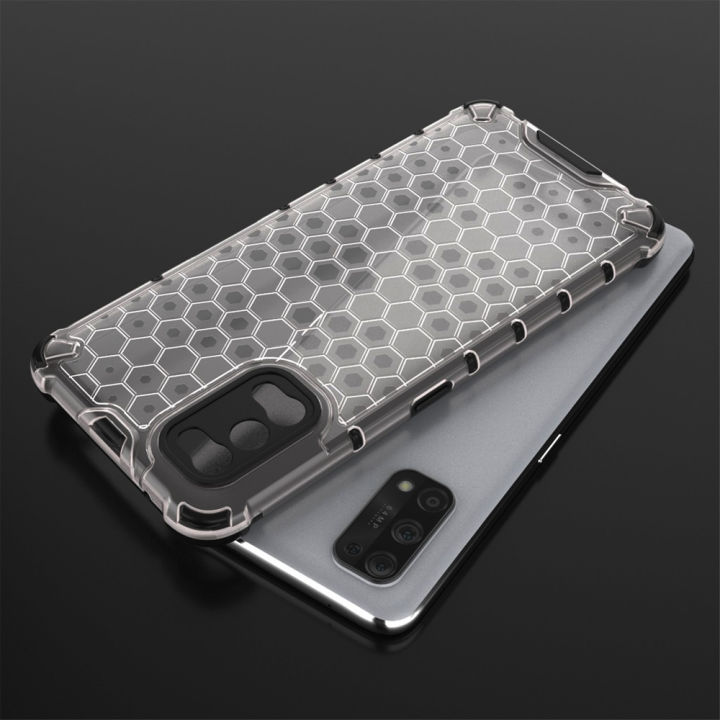 Honeycomb%20Case%20For%20Realme%20X7%205G%20%7C%20Shockproof%20Clear%20Armor%20Rugged%20Impact%20Protective%20Casing%20Phone%20cover%20%7C%20-%20Image%203